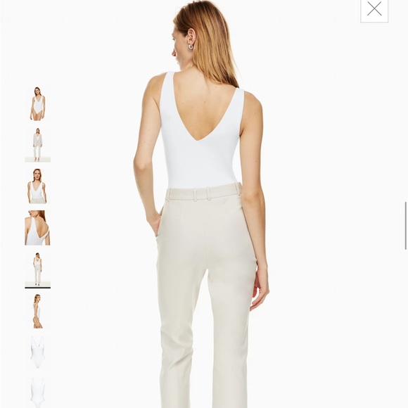 Aritzia Contour V-Neck Bodysuit - Picture 5 of 9